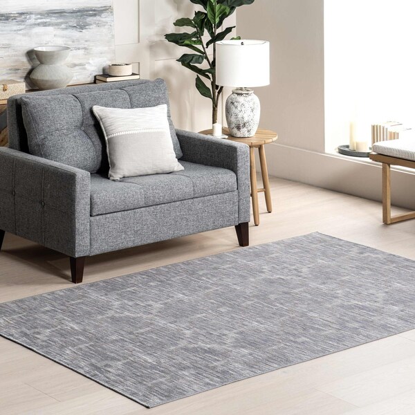 Nuloom Elia Casual Geometric Machine Washable Area Rug 5ft x 8ft KFZE04A-508 - main